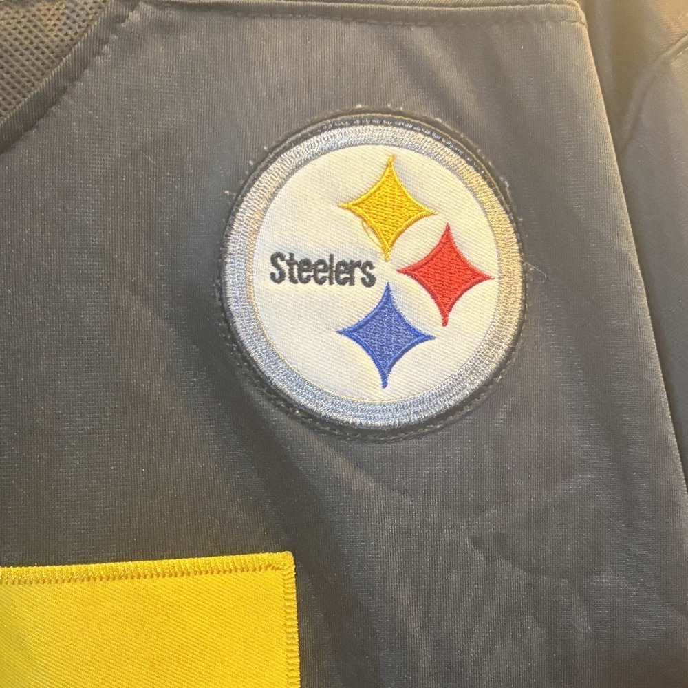 NFL Devin Bush Jr #55 Pittsburgh Steelers Black Jersey Shirt Nike Size XL Clean - Picture 10 of 13